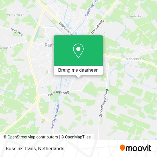 Bussink Trans kaart