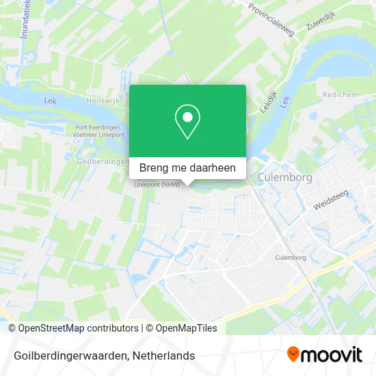 Goilberdingerwaarden kaart