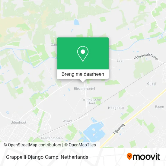 Grappelli-Django Camp kaart