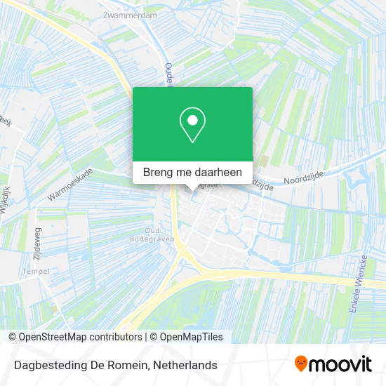 Dagbesteding De Romein kaart