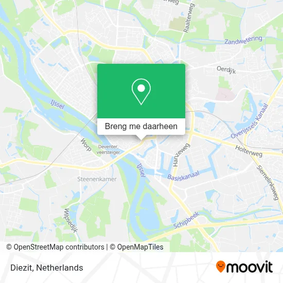 Diezit kaart