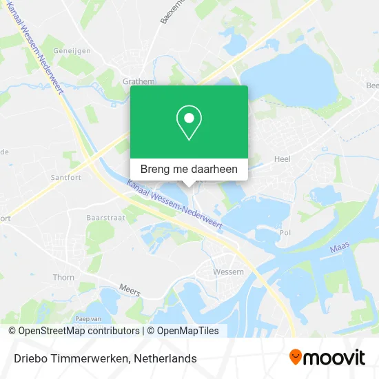 Driebo Timmerwerken kaart