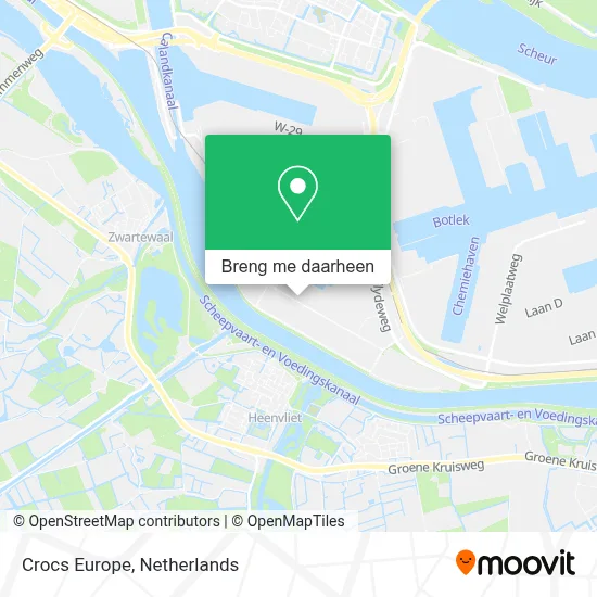 Crocs Europe kaart