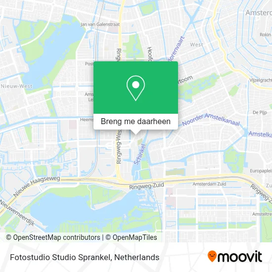 Fotostudio Studio Sprankel kaart