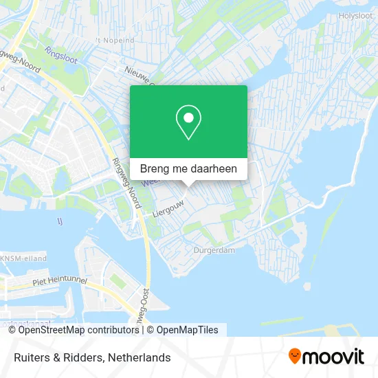 Ruiters & Ridders kaart