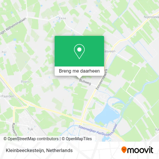 Kleinbeeckesteijn kaart