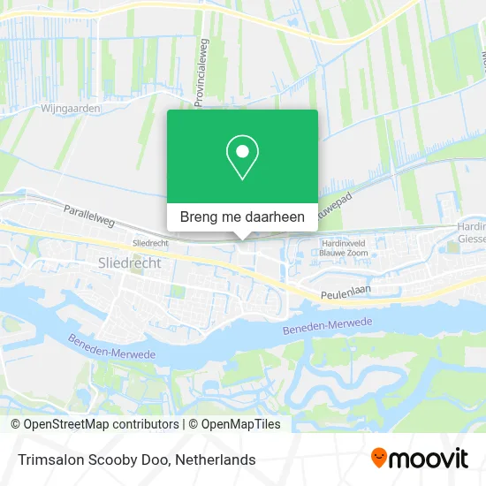 Trimsalon Scooby Doo kaart