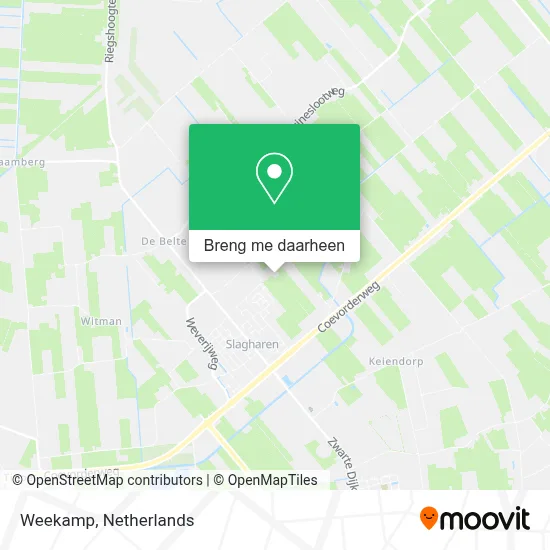 Weekamp kaart