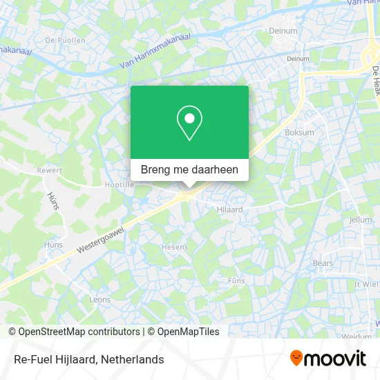 Re-Fuel Hijlaard kaart