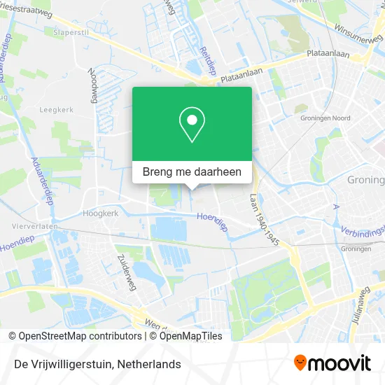 De Vrijwilligerstuin kaart