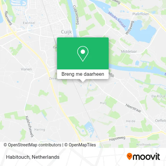 Habitouch kaart