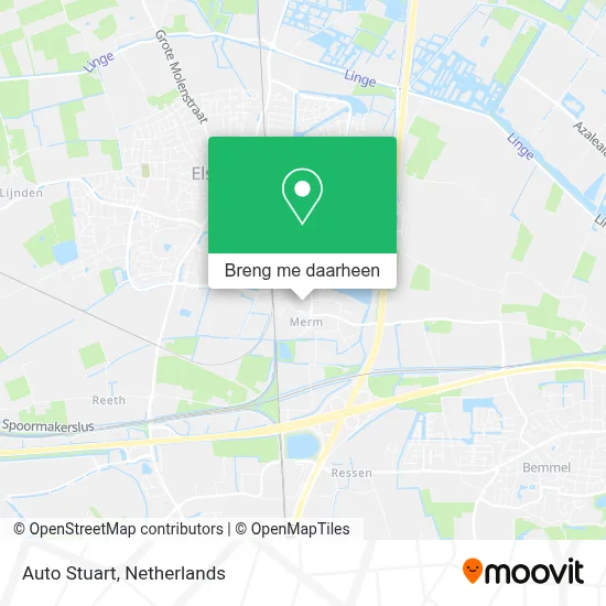 Auto Stuart kaart