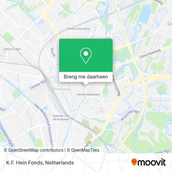 K.F. Hein Fonds kaart