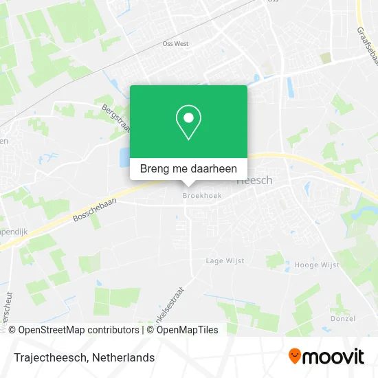 Trajectheesch kaart