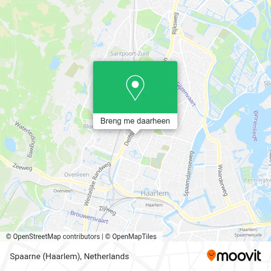 Spaarne (Haarlem) kaart