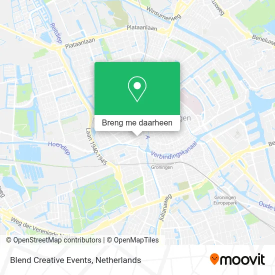 Blend Creative Events kaart