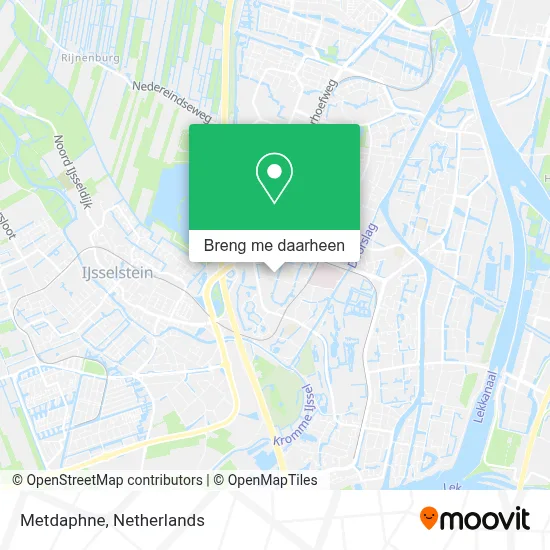 Metdaphne kaart