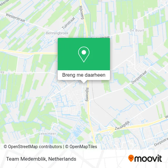 Team Medemblik kaart