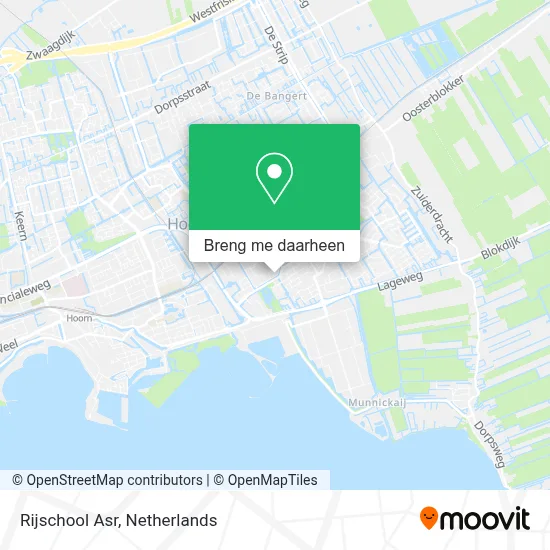 Rijschool Asr kaart