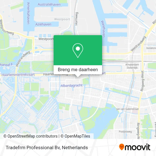 Tradefrm Professional Bv kaart
