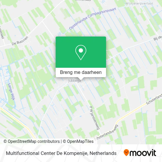 Multifunctional Center De Kompenije kaart