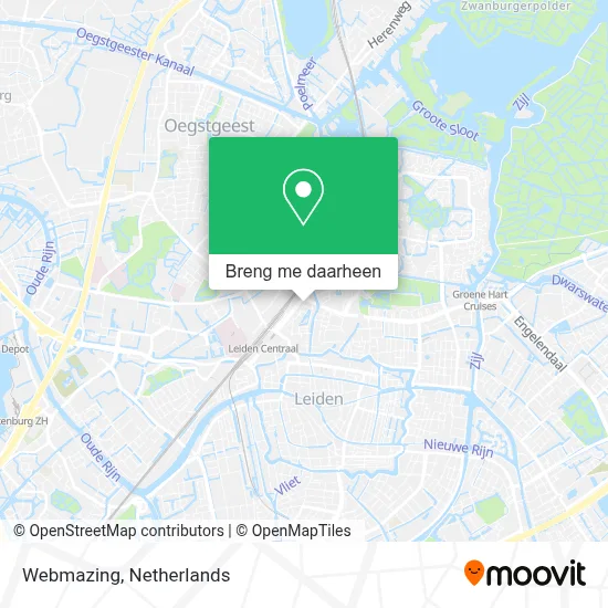 Webmazing kaart