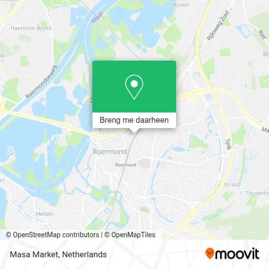 Masa Market kaart
