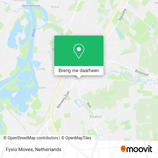 Fysio Moves kaart
