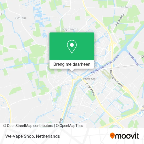 We-Vape Shop kaart