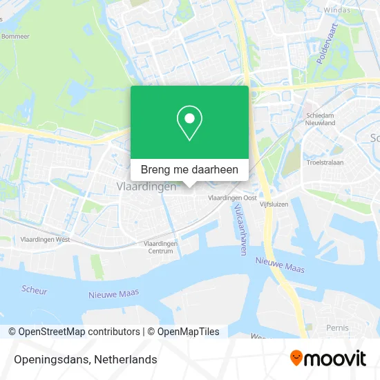 Openingsdans kaart