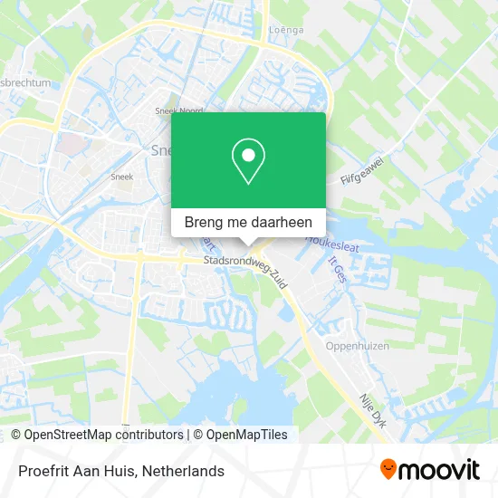 Proefrit Aan Huis kaart