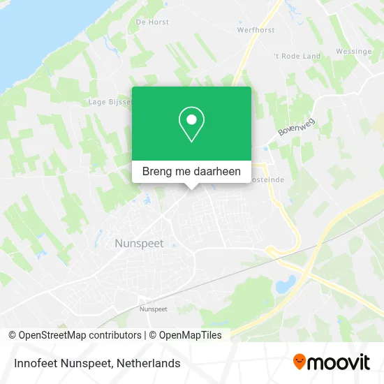 Innofeet Nunspeet kaart