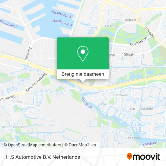 H.S Automotive  B.V kaart