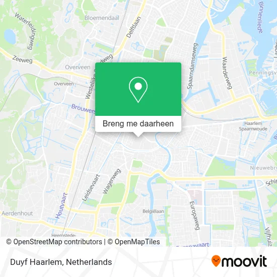 Duyf Haarlem kaart