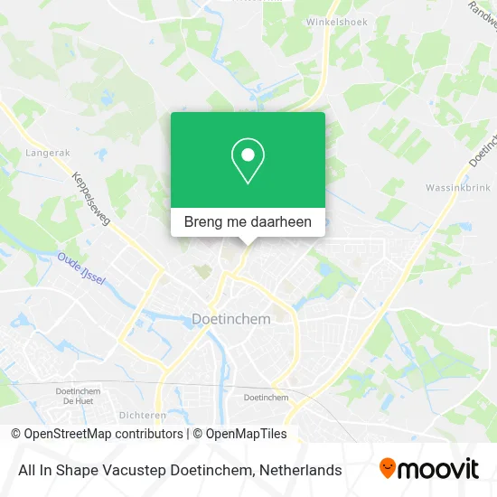 All In Shape Vacustep Doetinchem kaart