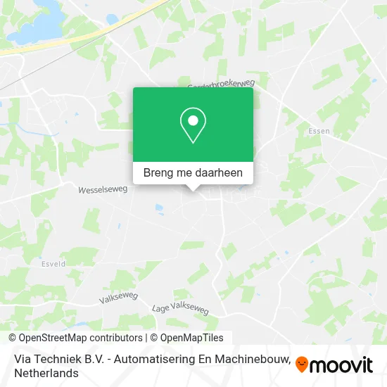 Via Techniek B.V. - Automatisering En Machinebouw kaart