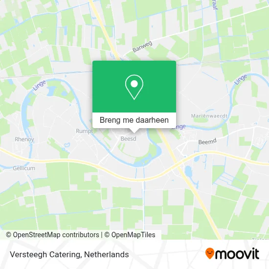 Versteegh Catering kaart