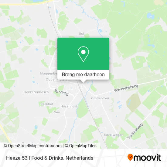 Heeze 53 | Food & Drinks kaart