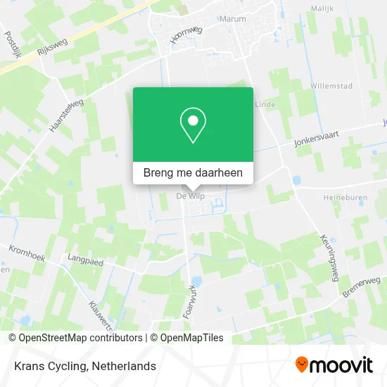 Krans Cycling kaart