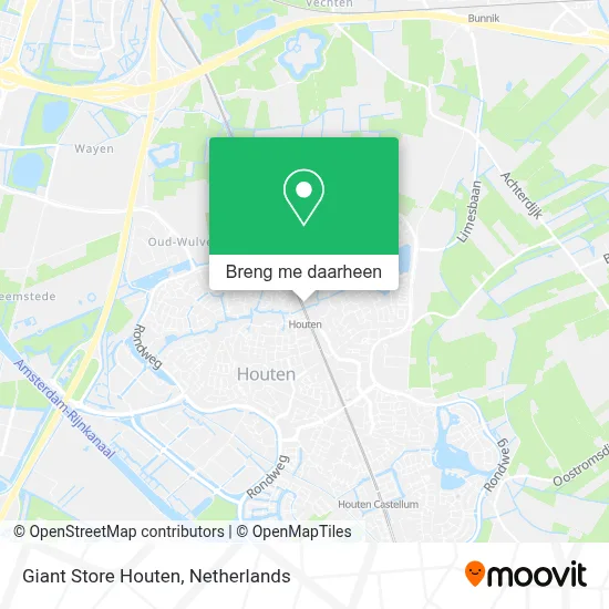 Giant Store Houten kaart