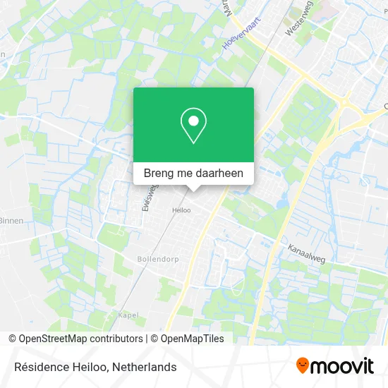 Résidence Heiloo kaart