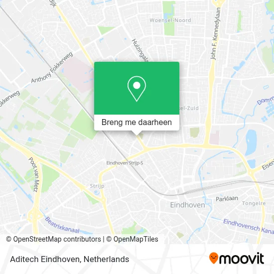 Aditech Eindhoven kaart
