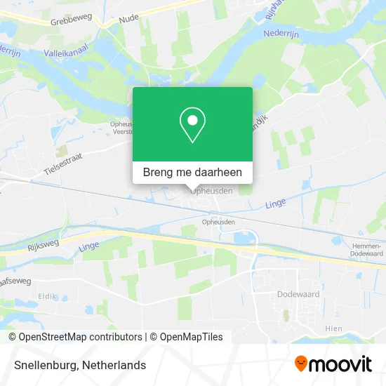 Snellenburg kaart