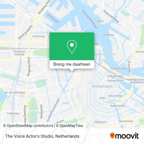 The Voice Actor's Studio kaart