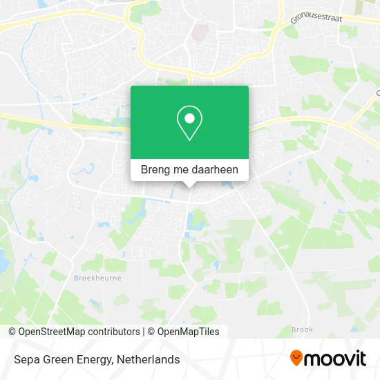 Sepa Green Energy kaart