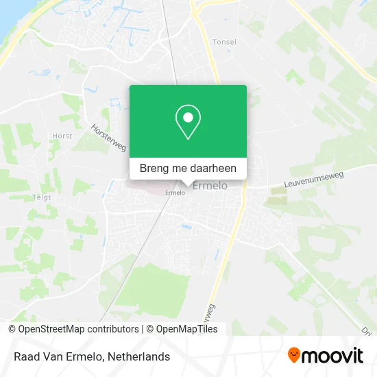 Raad Van Ermelo kaart