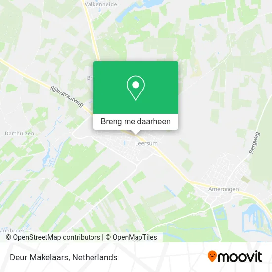 Deur Makelaars kaart