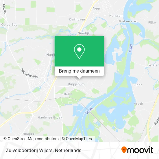 Zuivelboerderij Wijers kaart