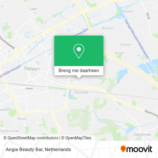 Angie Beauty Bar kaart