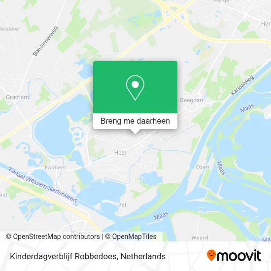 Kinderdagverblijf Robbedoes kaart